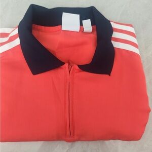 adidas Coral-Orange AI Polo Tee